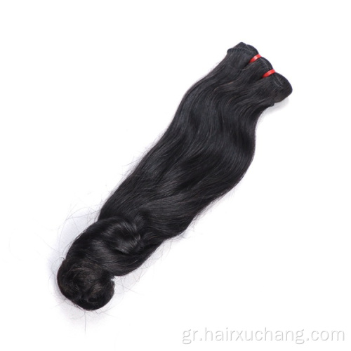Hot Product Grade 12A RAW Virgin Extensions με κλείσιμο Βιετναμέζικων σούπερ διπλό ραβδώσεις μαλλιά